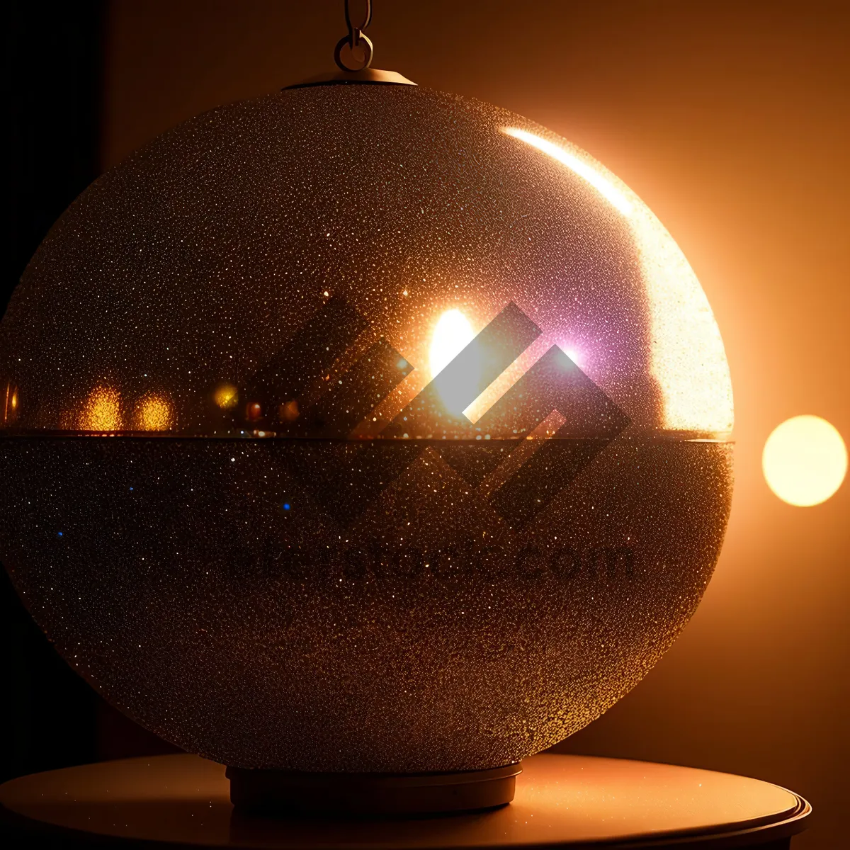 Picture of Golden Holiday Glass Ball Decoration