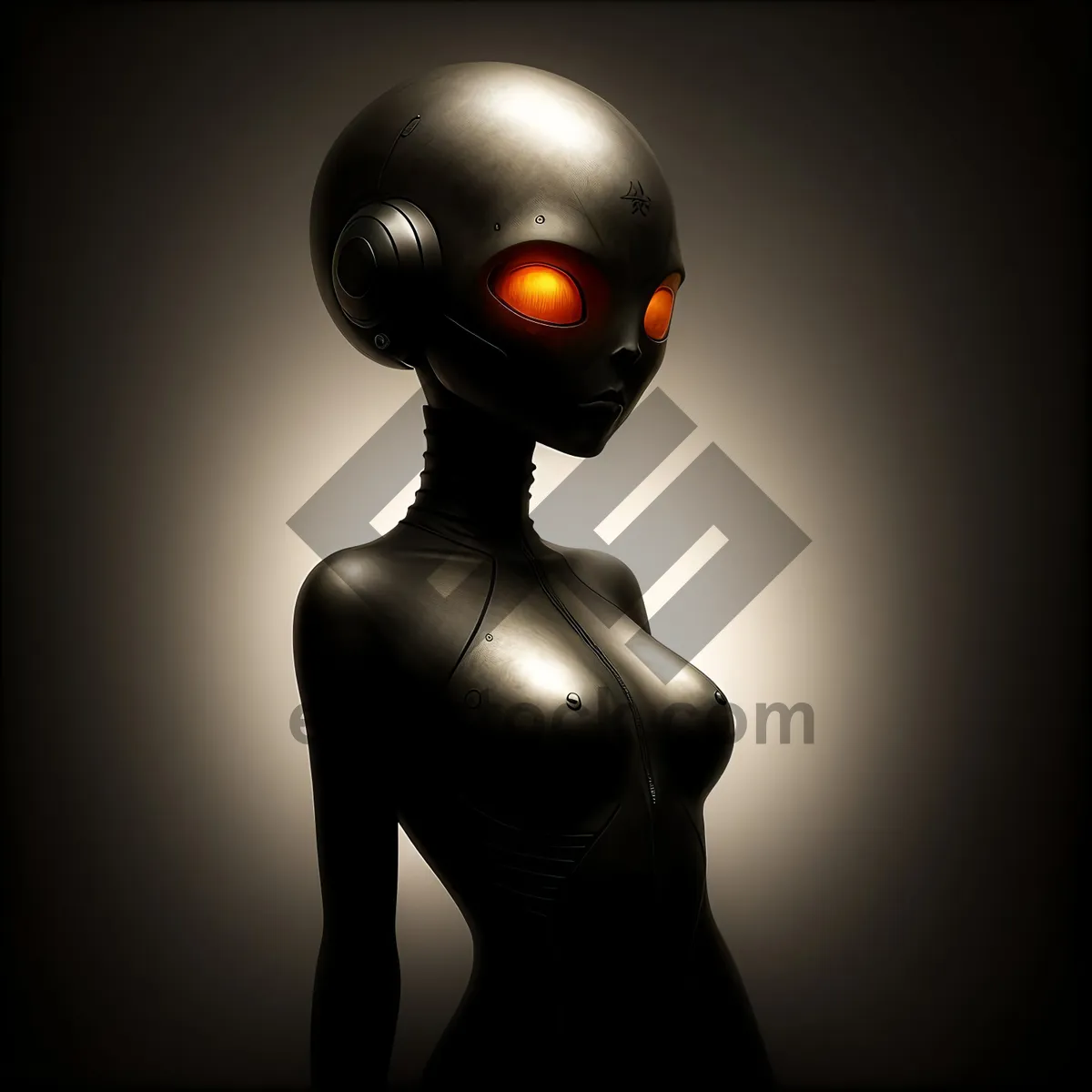 Picture of 3D Human Mannequin Render - Conceptual Automaton Figure