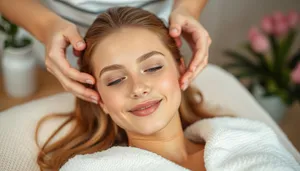 Relaxing spa treatment for radiant female skin.