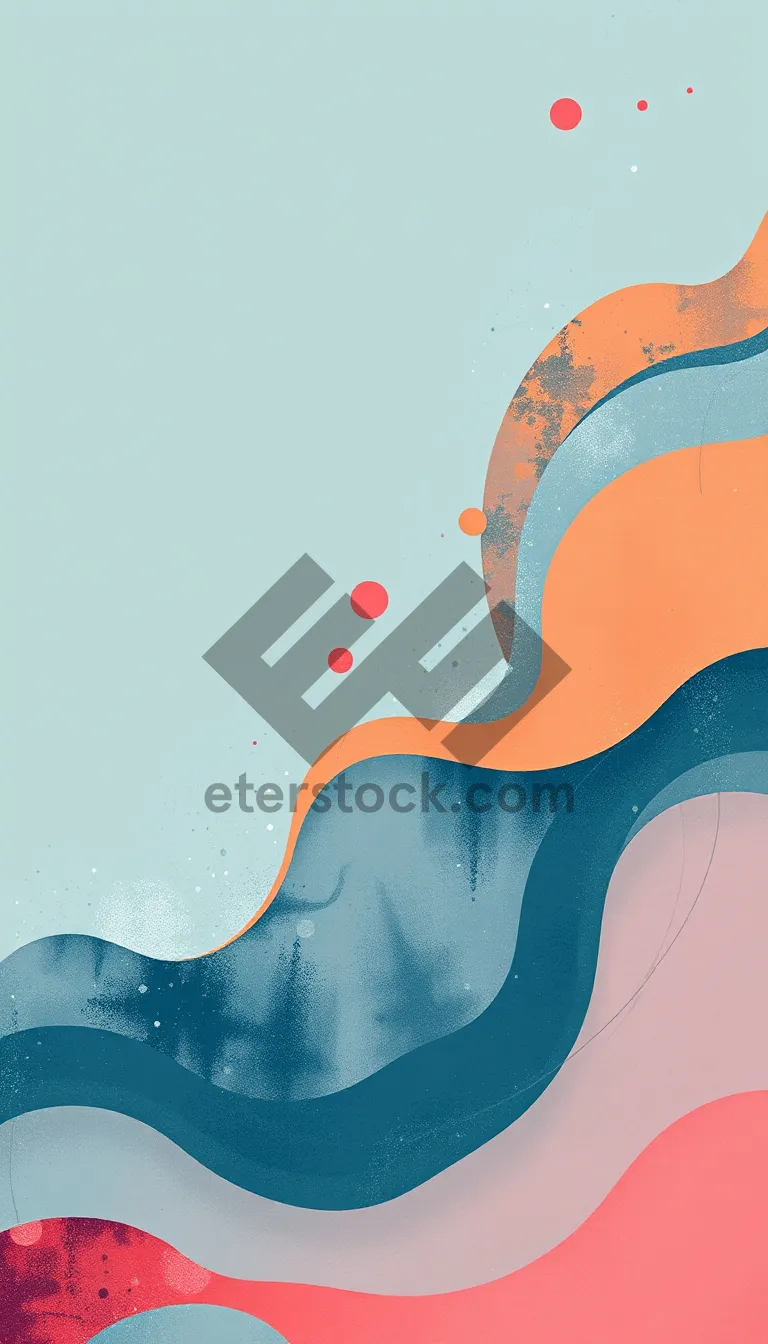 Picture of Ocean Wave Graphic Image