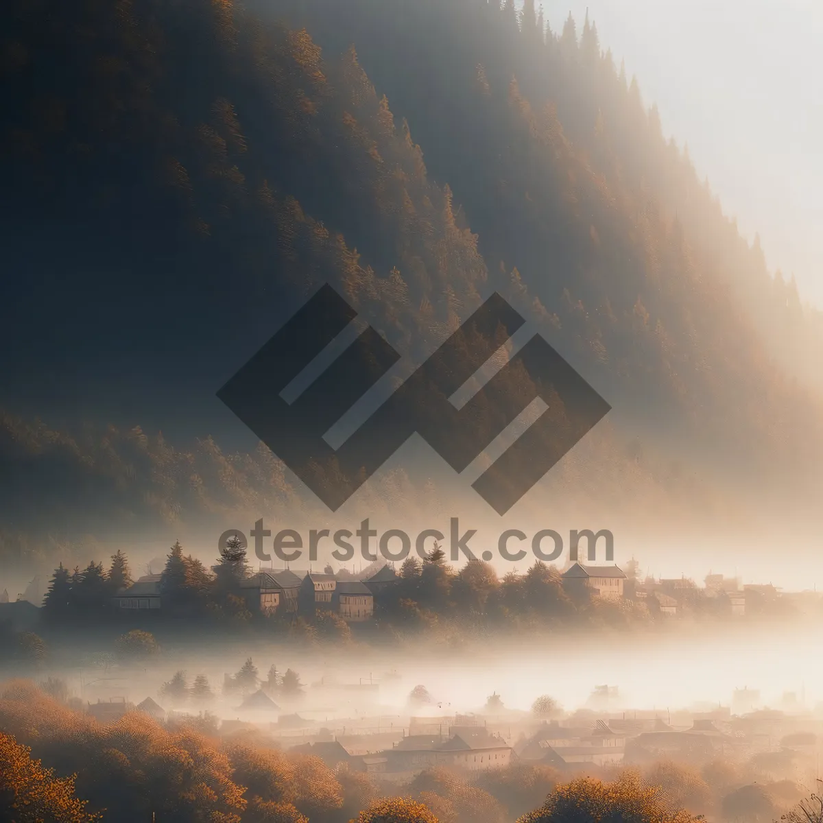 Picture of Serenity at Sunset: Vibrant Skies Reflecting on Water
