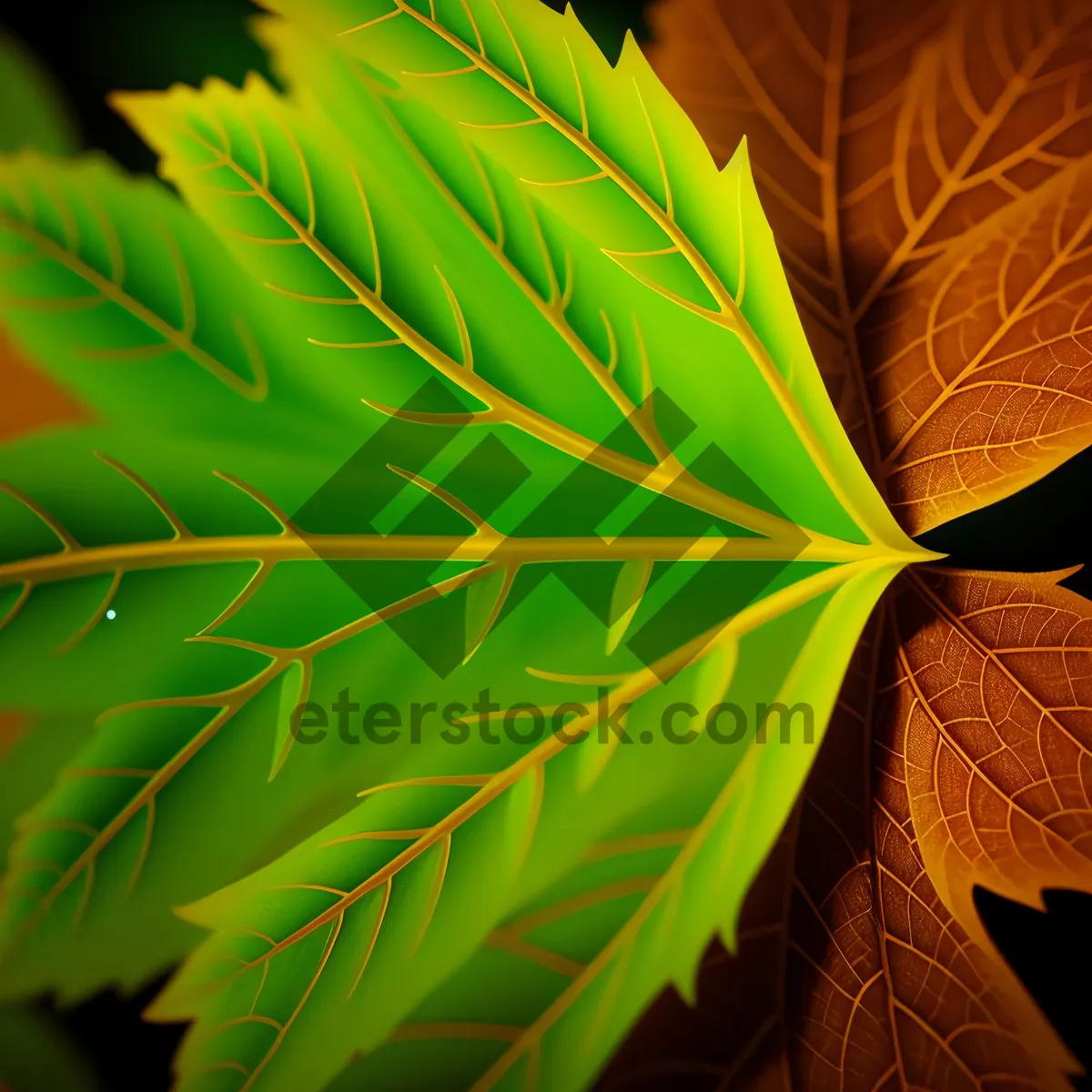 Picture of Fractal Fusion: Captivating Maple-inspired Fantasy Art