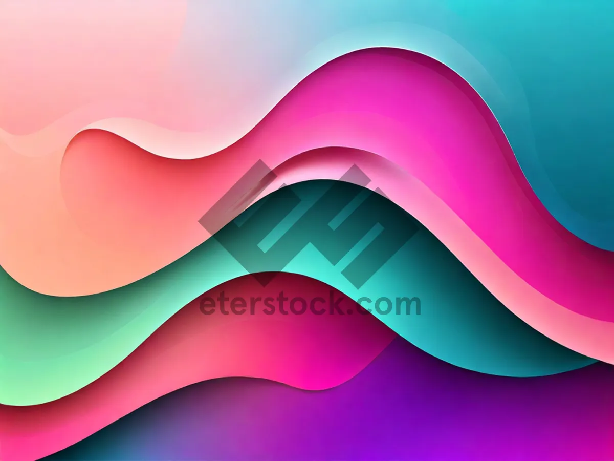 Picture of Digital Mystical Energy Wave Artistic Pattern