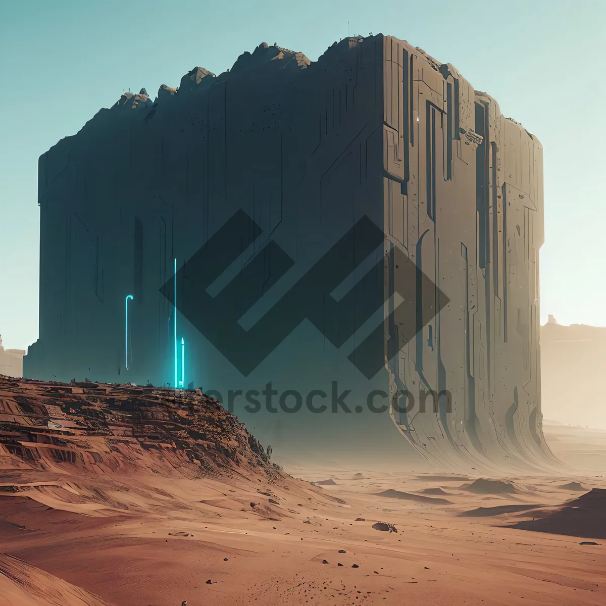 Picture of Desert Paradise: Majestic Sandstone Landscape