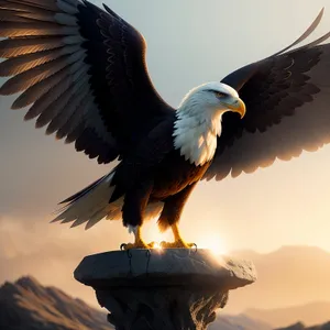 Bald Eagle's Majestic Flight