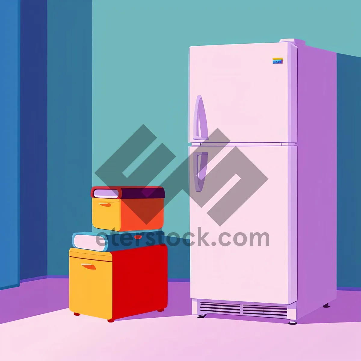 Picture of 3D Office File Cabinet: Modern Design for Business Archives