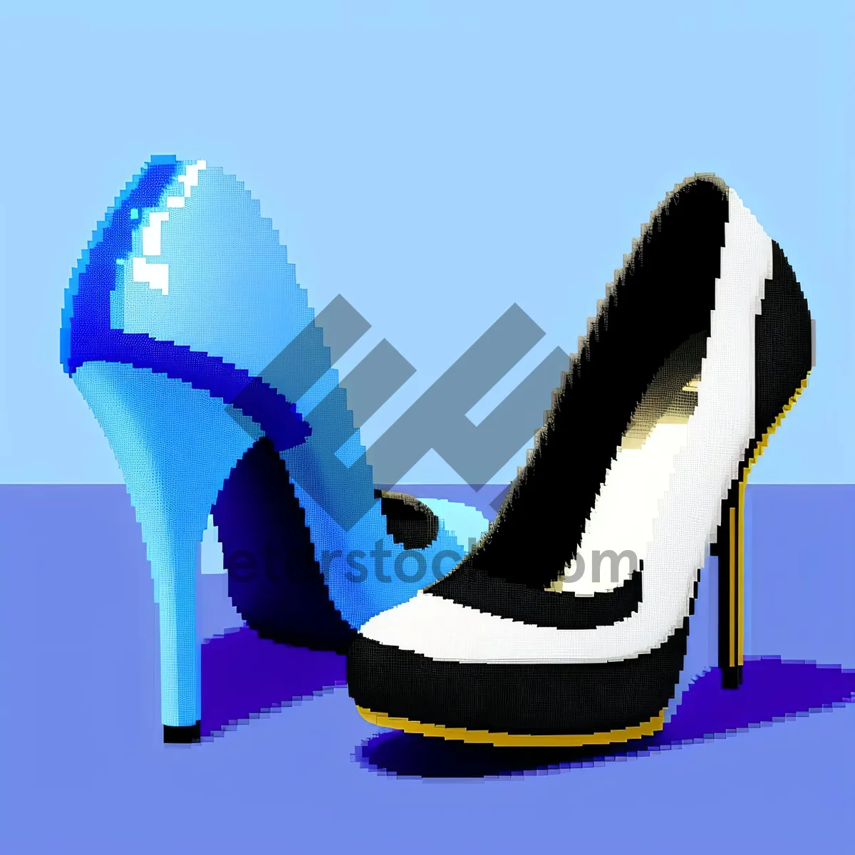 Picture of Stylish Shoe Art Masterpiece