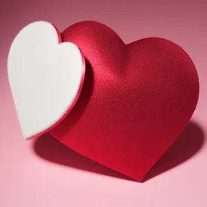 Love-shaped 3D Valentine's Day Art