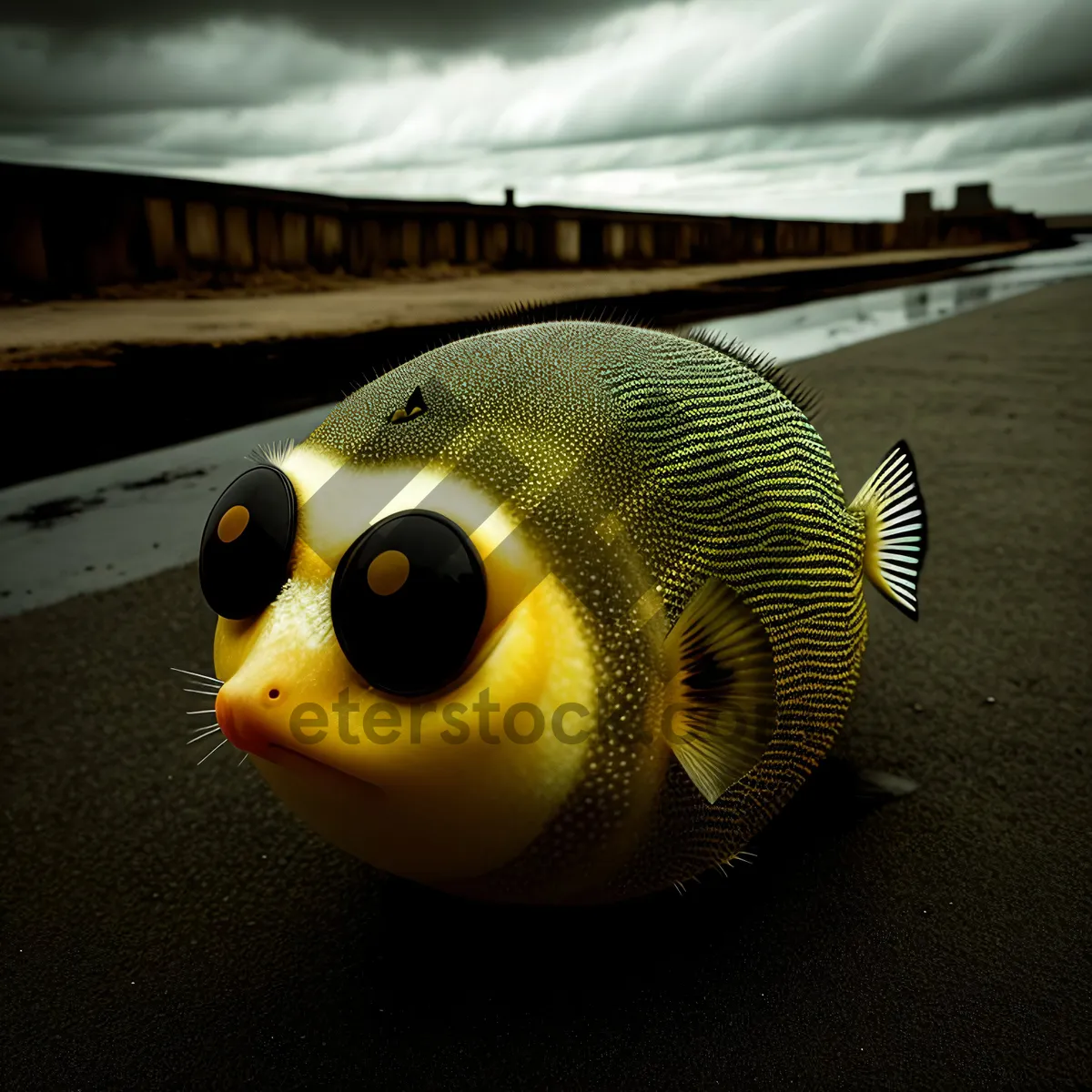 Picture of Tropical Underwater Fish in Aquarium