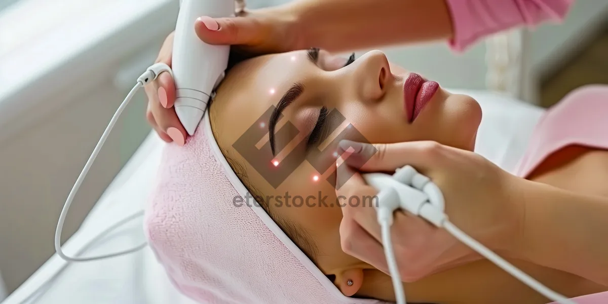 Picture of Happy Lady Enjoying Spa Treatment for Wellness