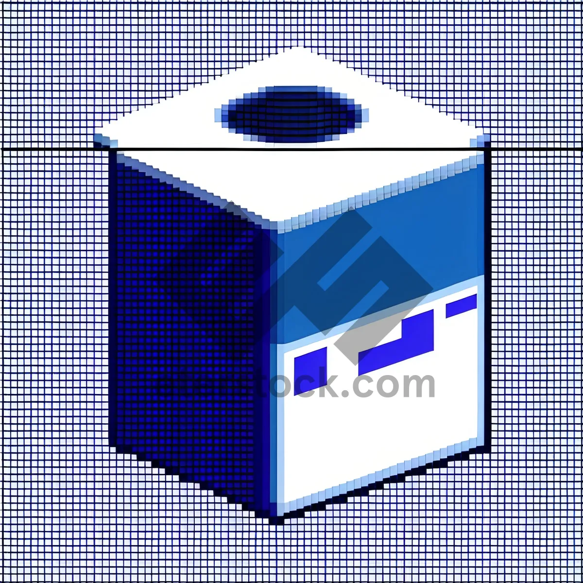 Picture of 3D Box Design Symbolizing Business Heat Pump Object