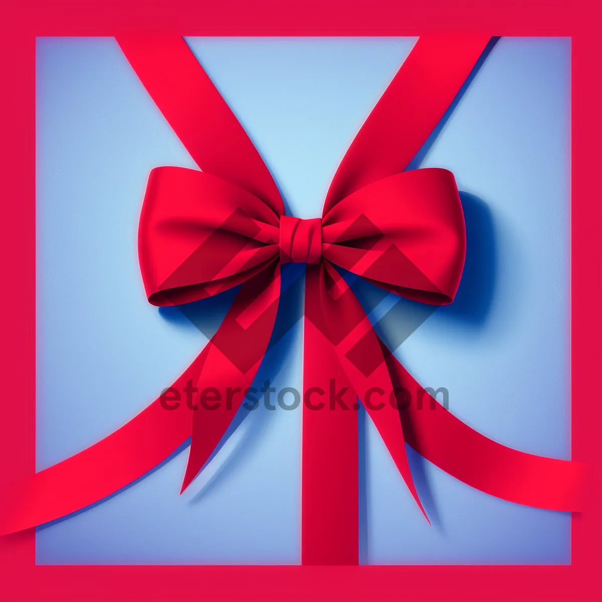 Picture of Sparkling Silk Bow for Festive Gift Presentation