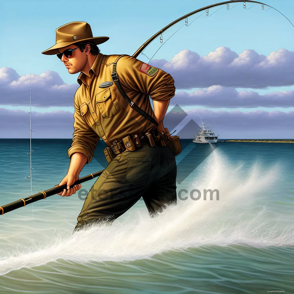 Picture of Ocean Paddle Fun at the Beach