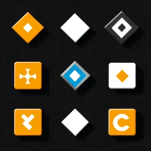 Glossy Web Button Icons Collection