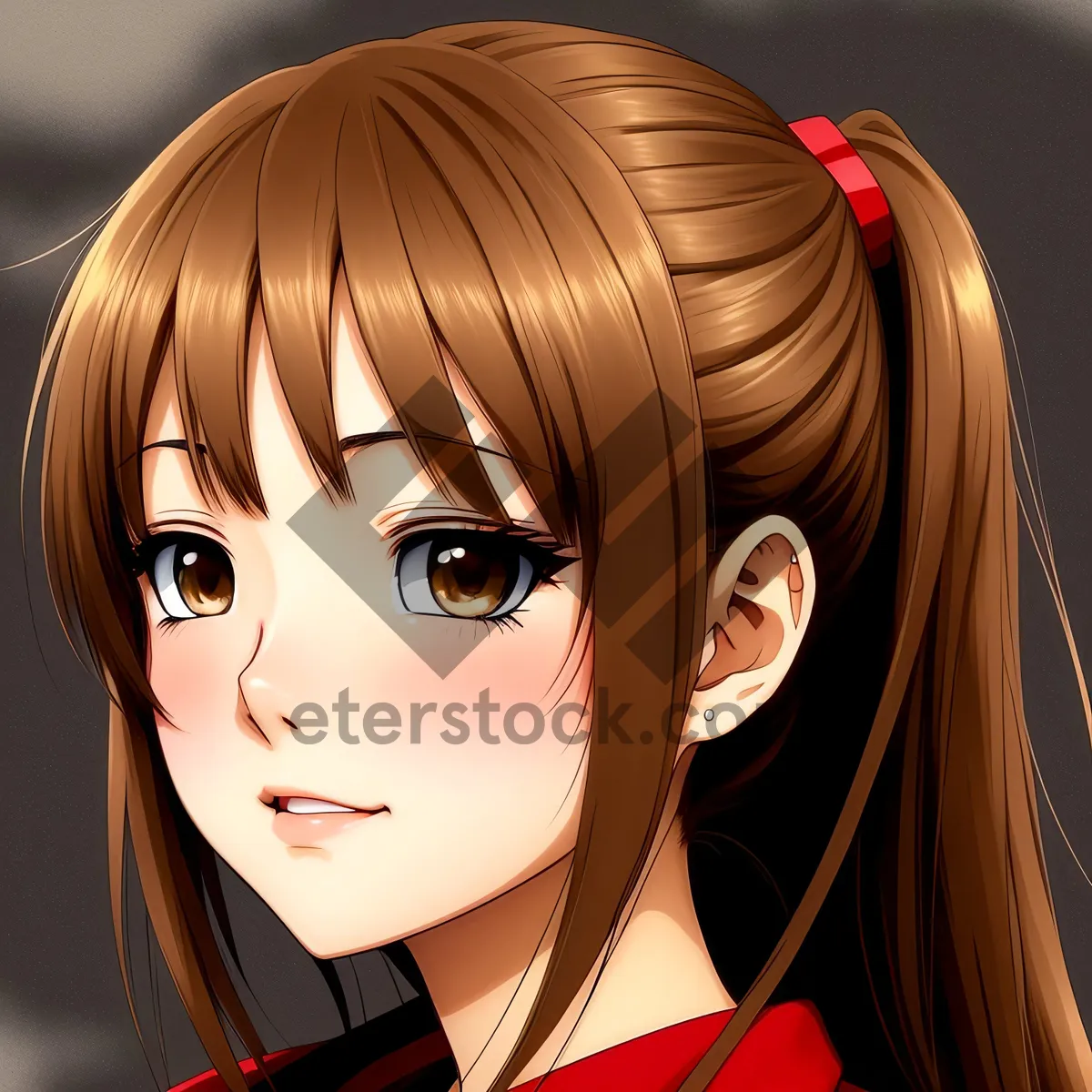 Picture of Sultry Beauty: Seductive Masked Fashion Portrait