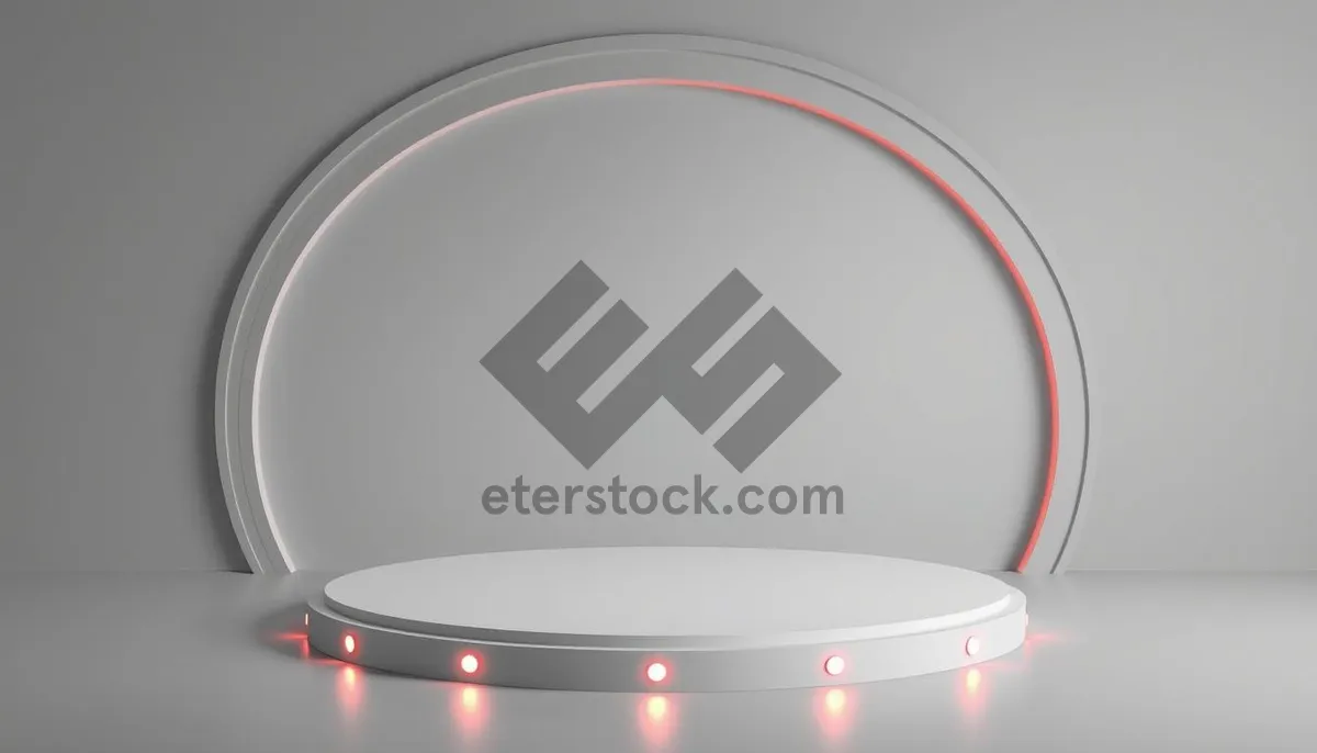 Picture of Graphic light design with colorful digital texture