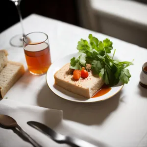 Fresh and Delicious Gourmet Plate of Salad.