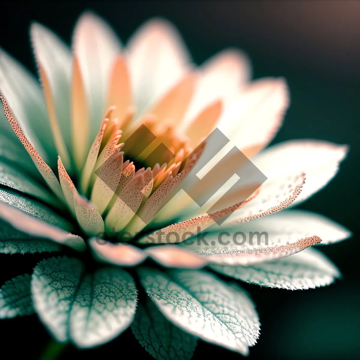 Picture of Pink Petal Pinwheel: Blooming Floral Beauty in Closeup