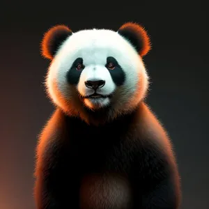 Adorable Giant Panda Bear Stuffed Toy