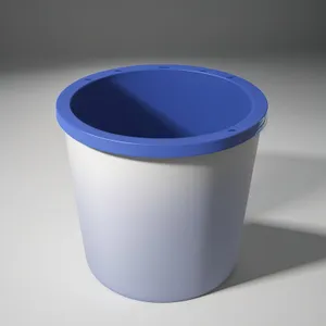 Empty ceramic coffee mug on tableware