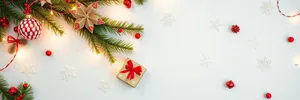 New Year Winter Floral Art Frame