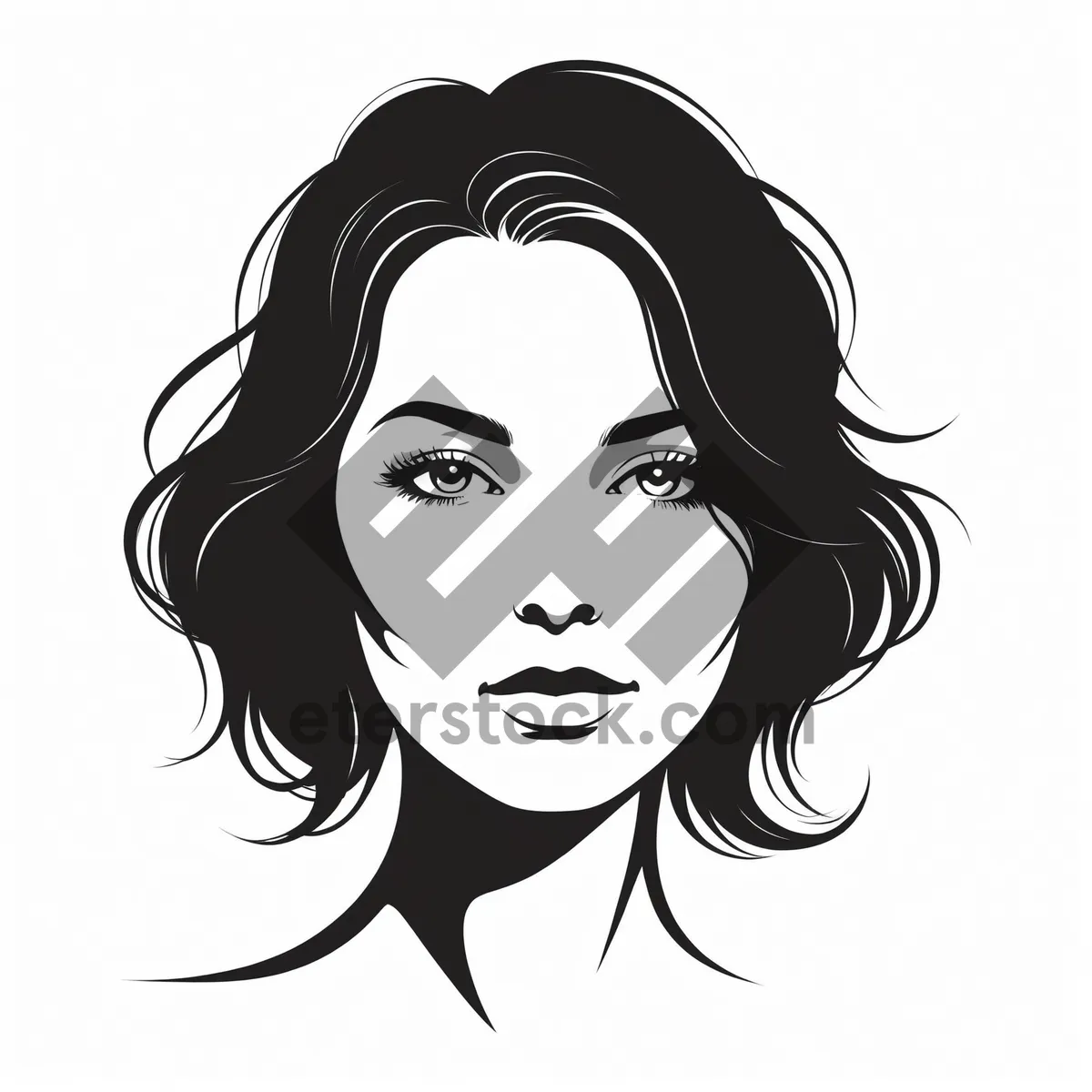 Picture of Black Cartoon Haircut Art Clip Drawing