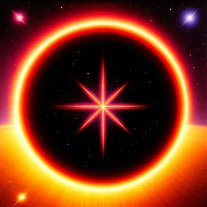 Laser Star: Glowing Universe in Cosmic Fractal