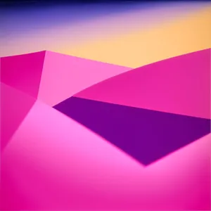 Gradient Gem: Abstract Geometric Artwork with Rainbow Spectrum