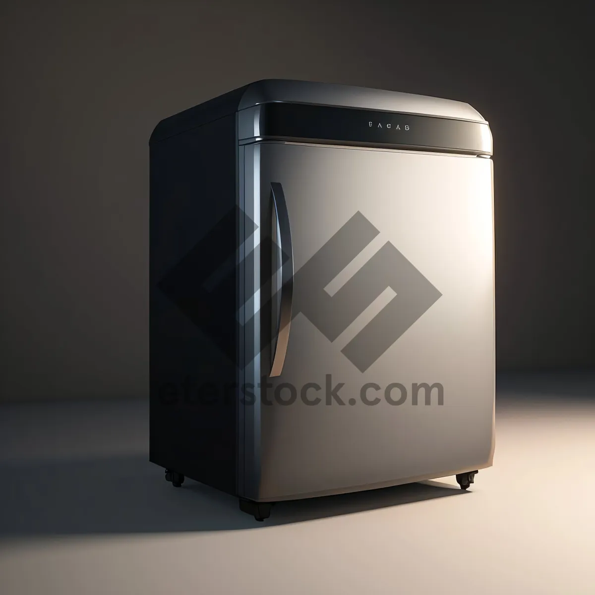 Picture of Modern Chrome External Drive Icon with 3D Design