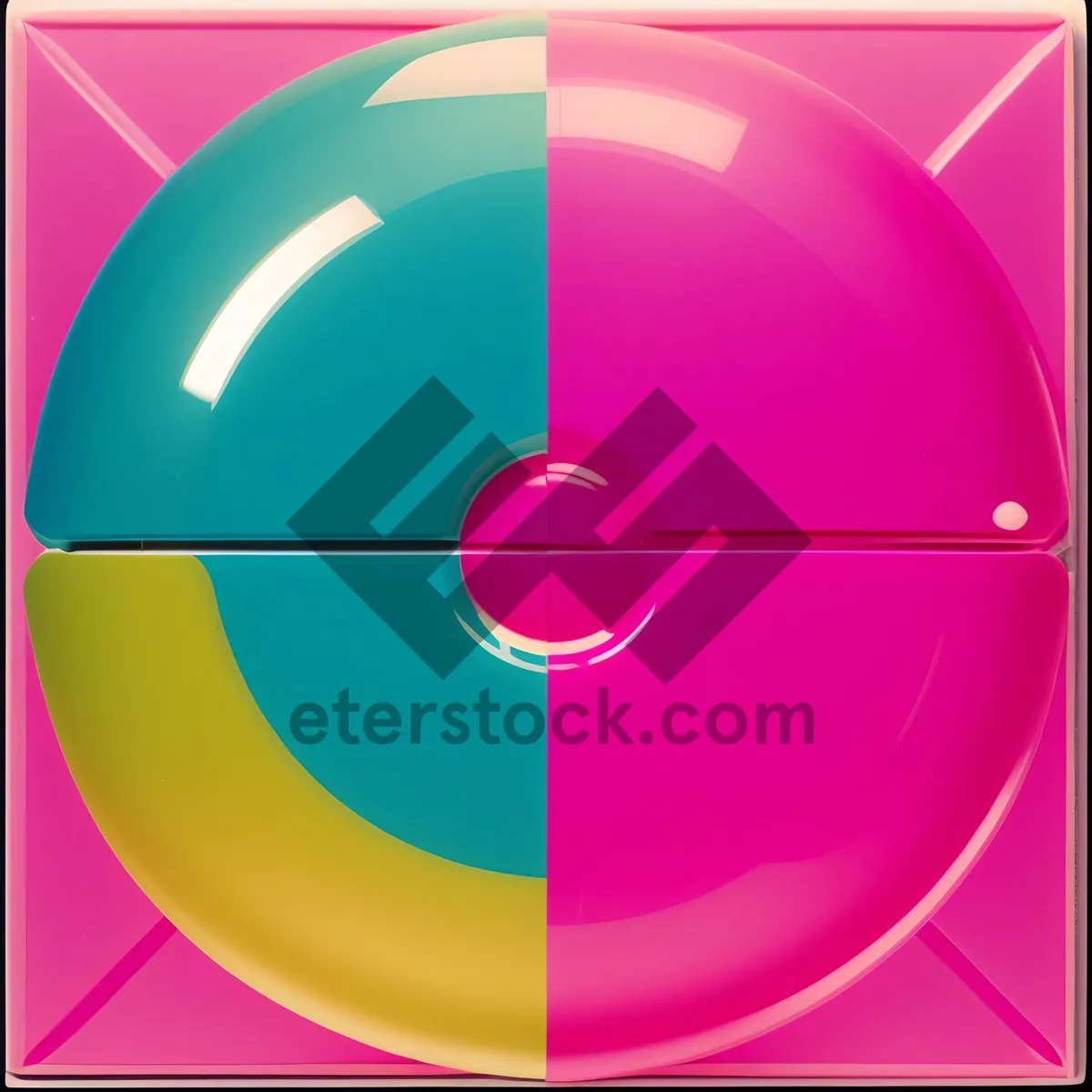 Picture of Shiny Button Icon Set - Web Design Symbol