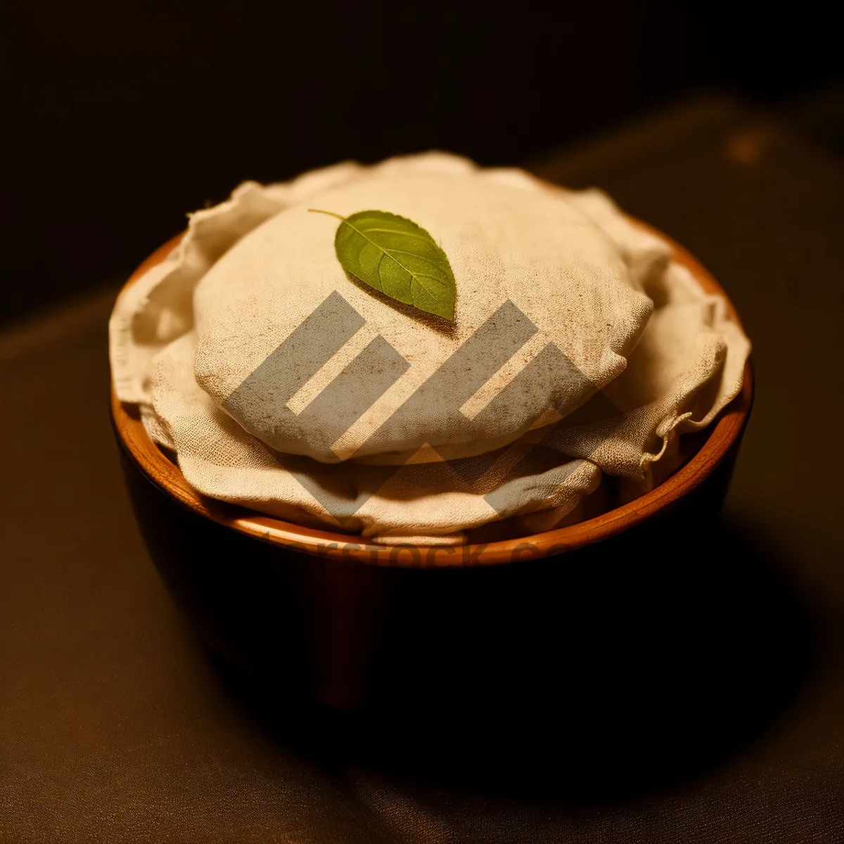 Picture of Delicious chocolate cake with pistachio topping