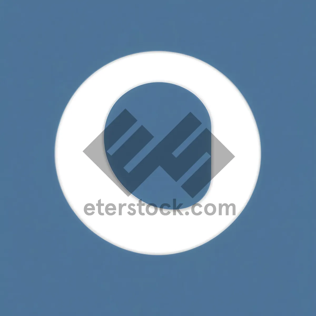 Picture of Moon Symbol in 3D Design Icon