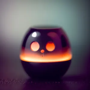 Jack-o'-Lantern Illuminating the Night with Spooky Glow
