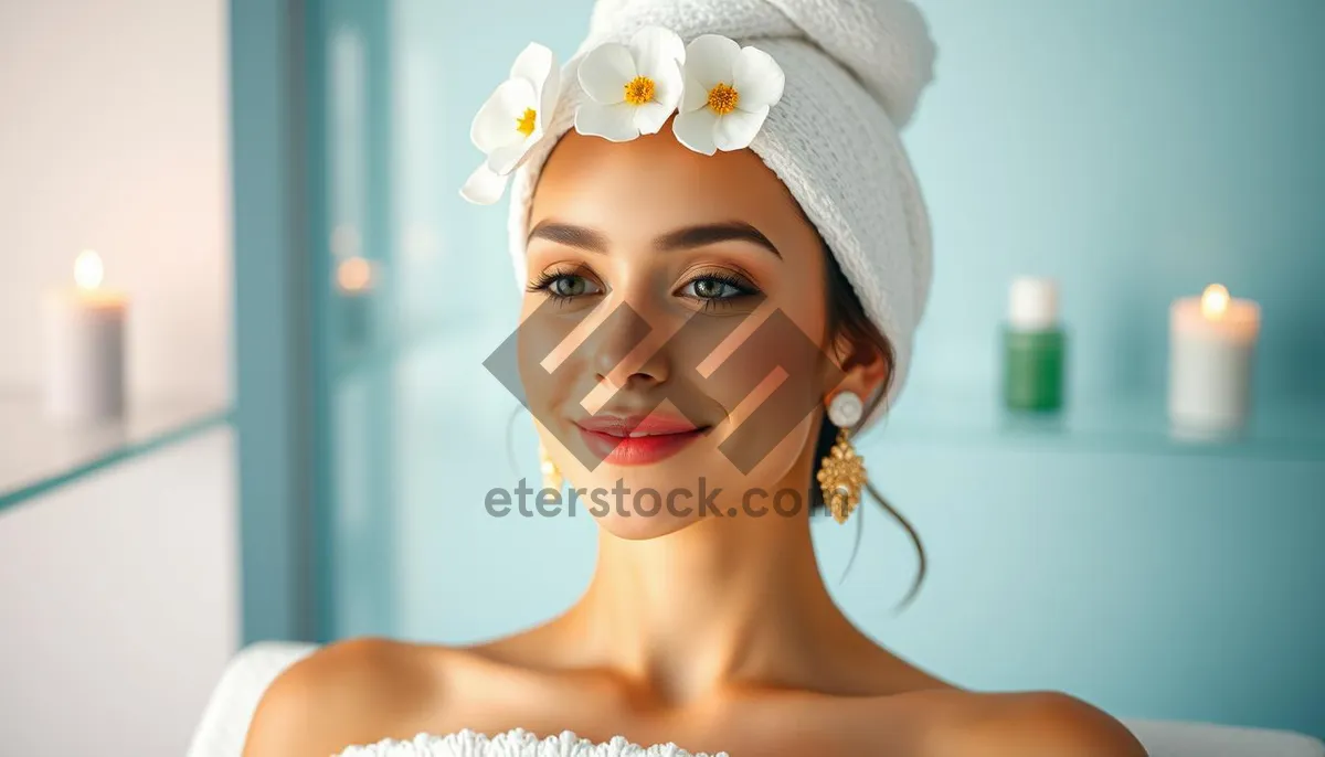 Picture of Elegant Lady with Clean and Healthy Skin