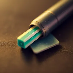 Versatile Writing Essentials: Fountain Pen, Lipstick, Pencil