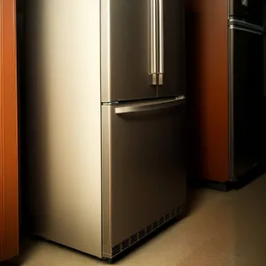 Modern 3D White Goods Refrigerator for Stylish Interiors