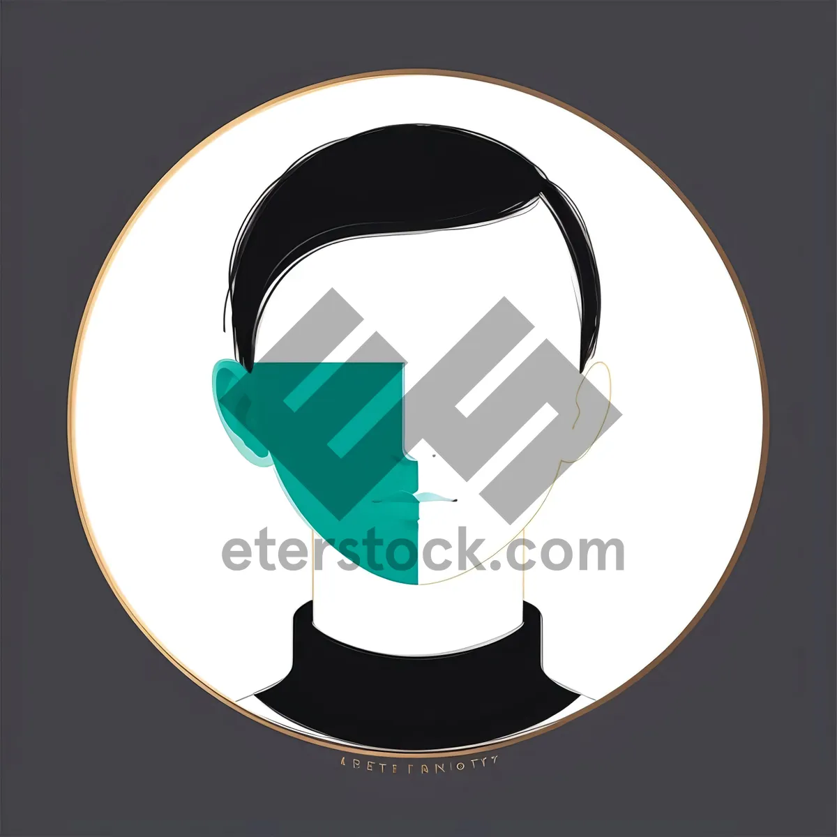 Picture of Black Button Icon Set: Round Web Symbols