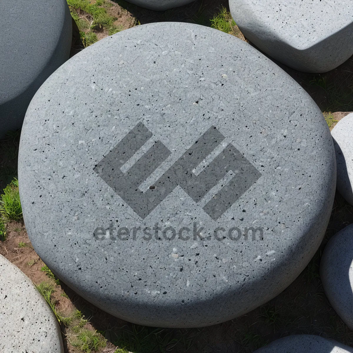 Picture of Gravestone Memorial Seat on Stone