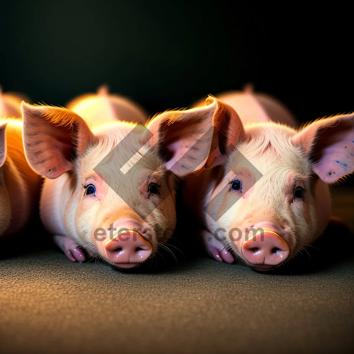 Picture of Piggy Bank Savings: Cute Pink Swine Finance