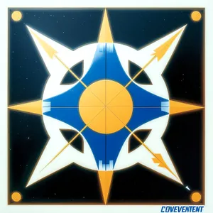 Gemstone Star Amulet Shield Design