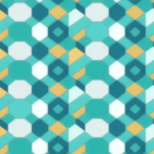 Geometric Colorful Mosaic Tile Pattern Texture Design