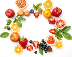 Fresh Fruit Salad with Tomato, Pepper, and Citrus