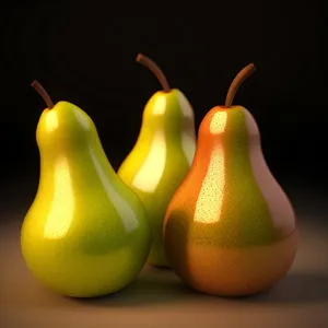 Sweet and Juicy Ripe Pear, a Delicious and Healthy Snack