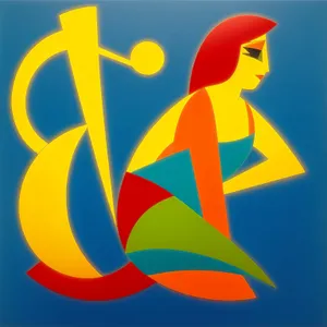 Symbolic Artistic Graphic Sign Design Icon