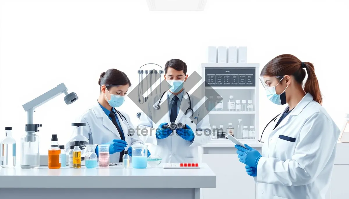 Picture of Confident male doctor smiling in hospital office