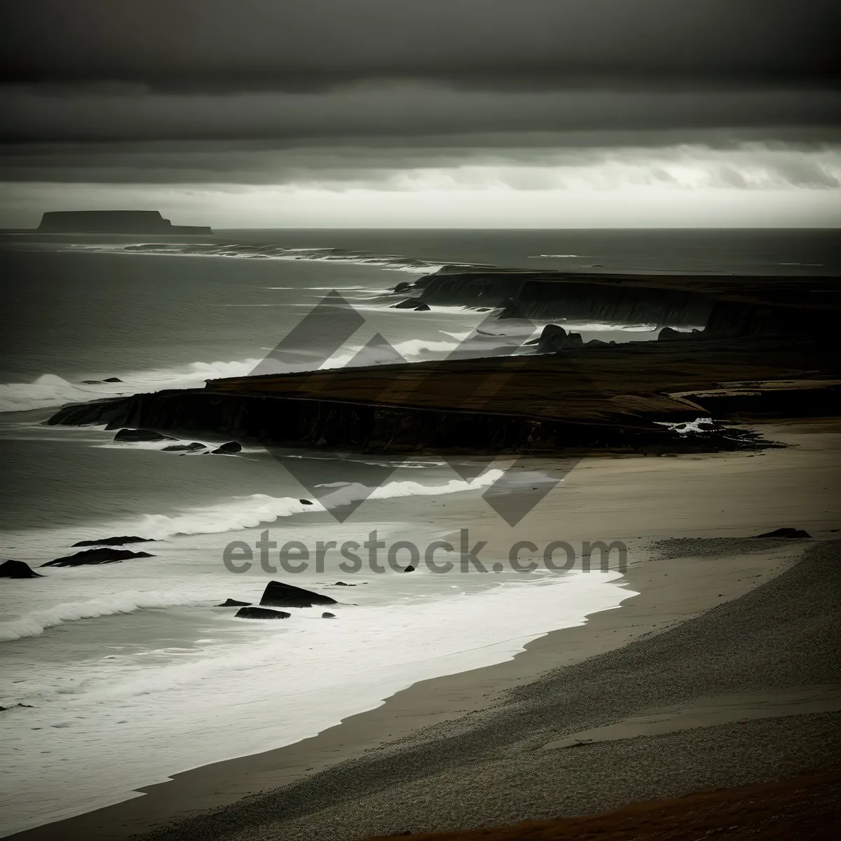 Picture of Serene Sunset on a Tropical Beach