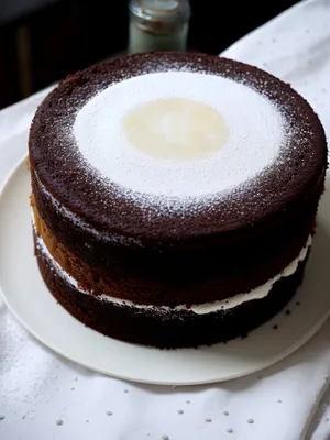 Scrumptious Chocolate Cappuccino Cake with Decadent Sauce