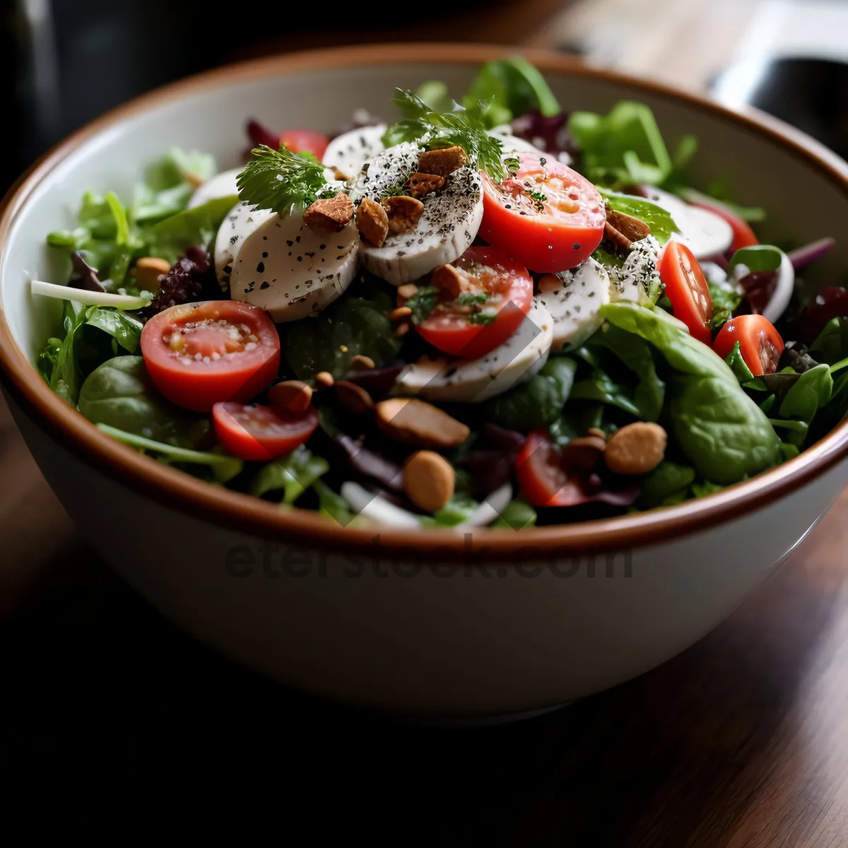 Picture of Vegetarian Bowl with Fresh Ingredients - Gourmet Meal