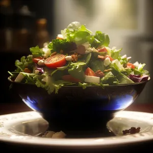 Delicious and Healthy Tomato Salad Appetizer.