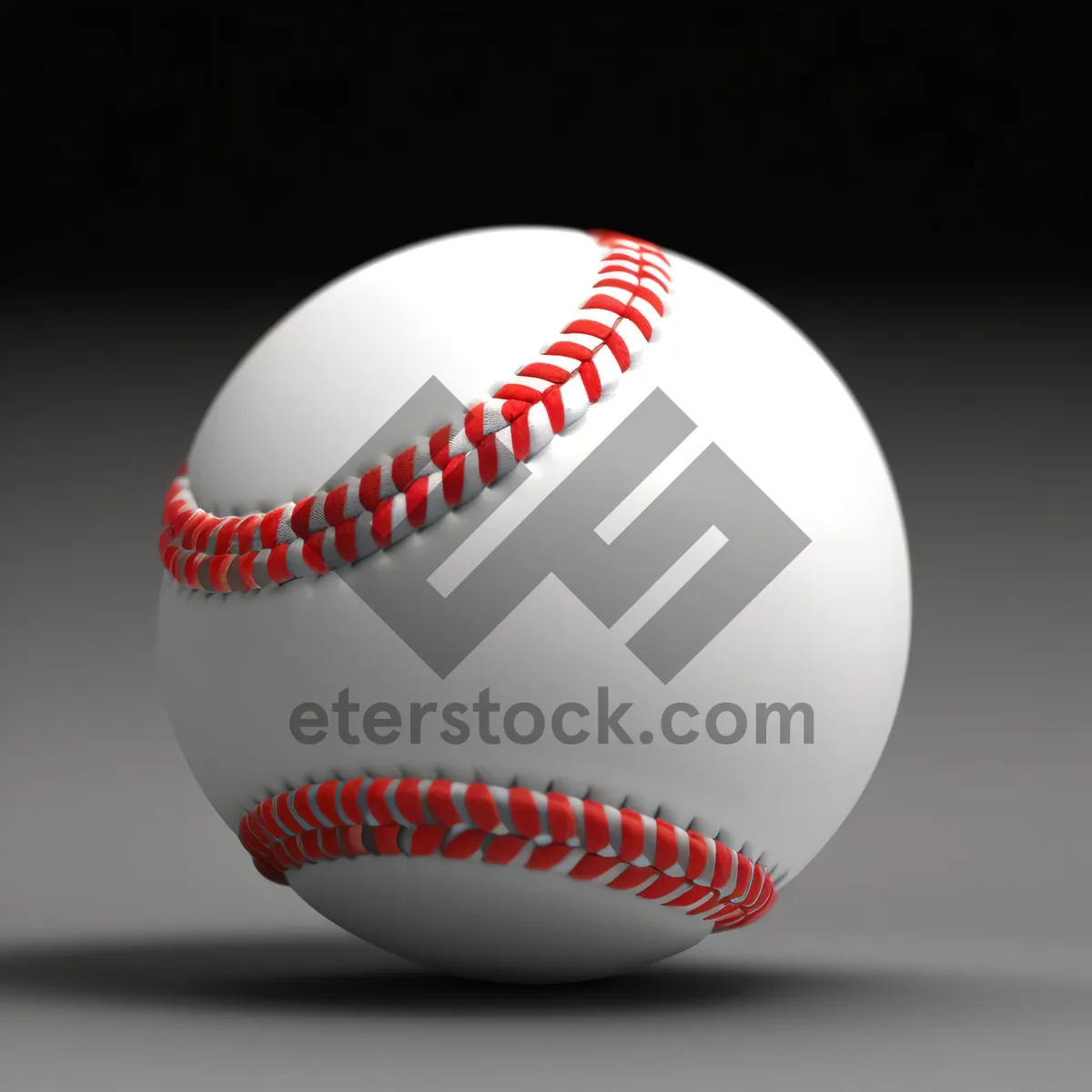 Picture of Baseball Game Equipment: Leather Ball for Sports